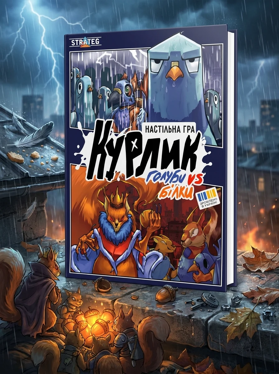 Настільна гра "Курлик", обкладинка