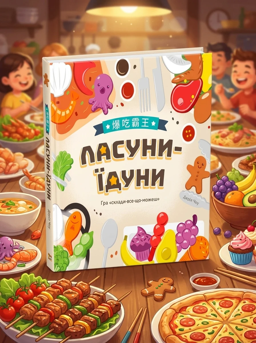 Настільна гра "Ласуни-їдуни" Buffet Boss UA, обкладинка