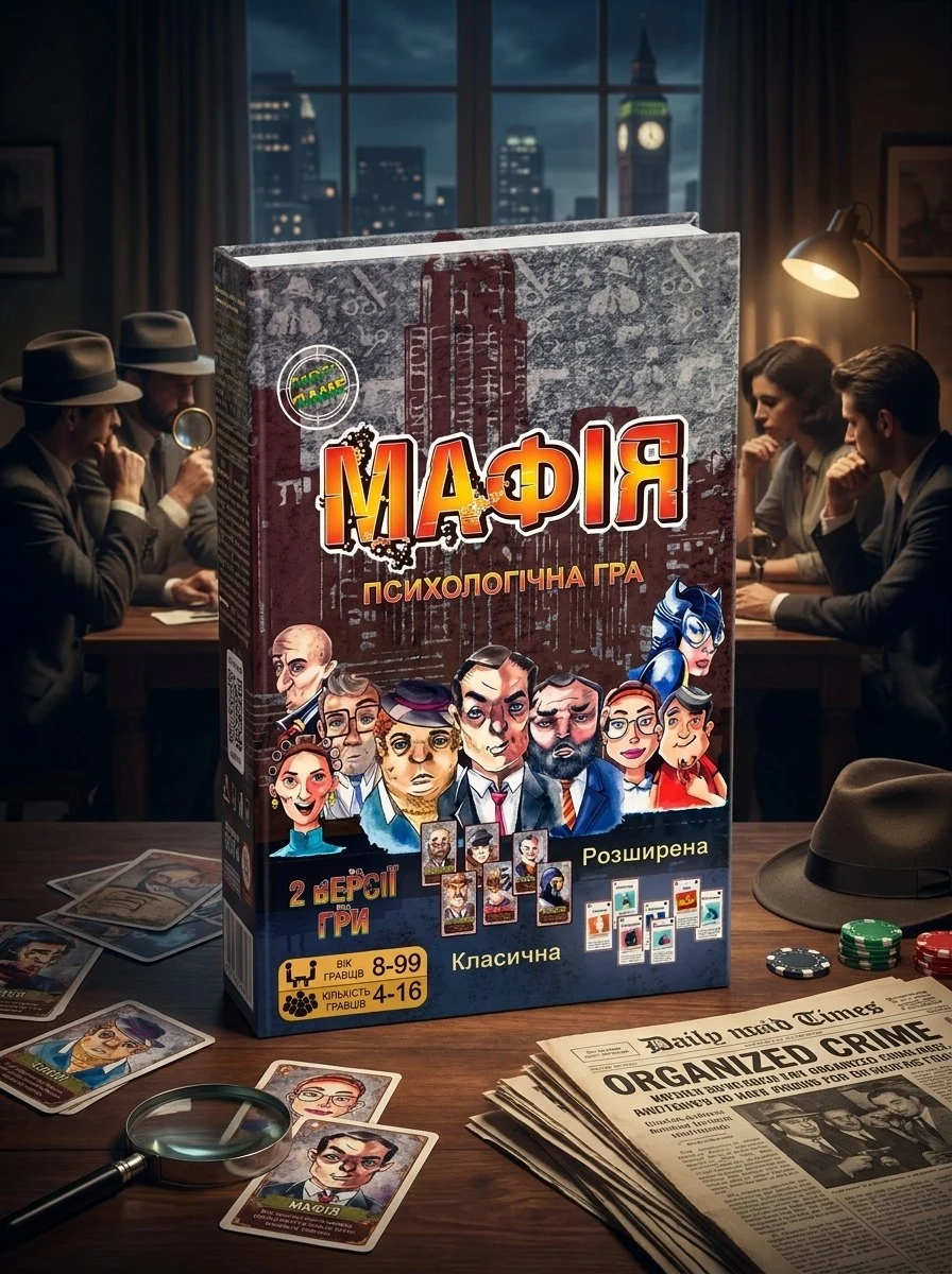 Настільна гра "Мафія", обкладинка