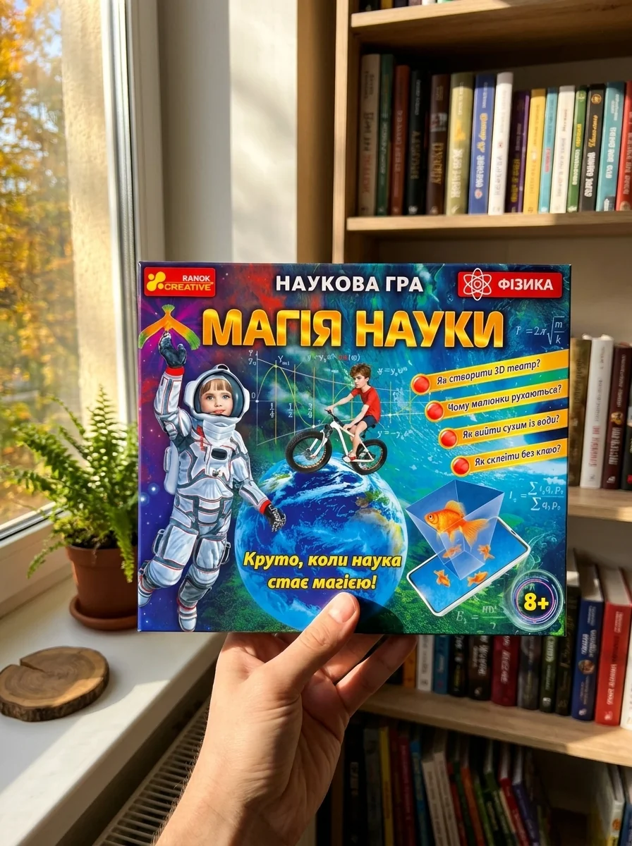 Настільна гра "Наукова гра. Магія науки. Фізика" — фото 2