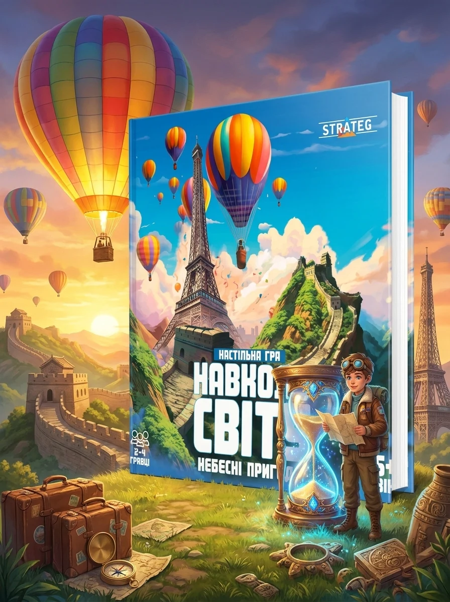 Настільна гра "Навколо світу: небесні пригоди", фото 2
