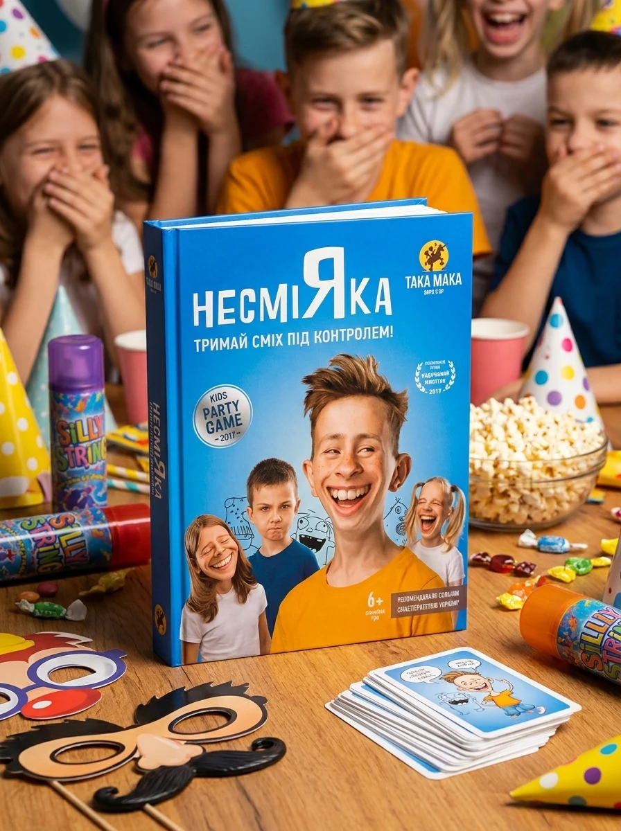 Настільна гра «Несміяка 6+», обкладинка