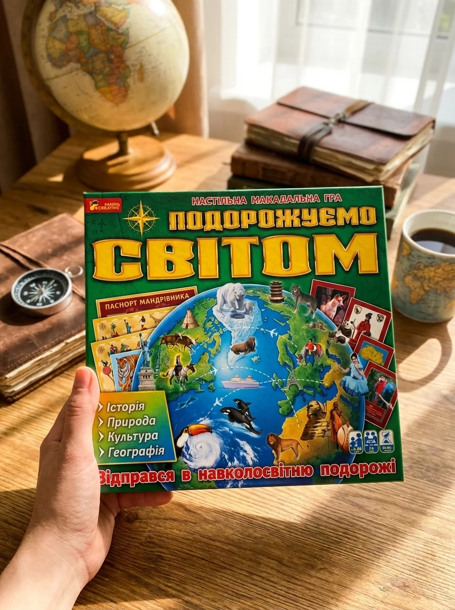 Настільна гра "Подорожуємо світом" — фото 2
