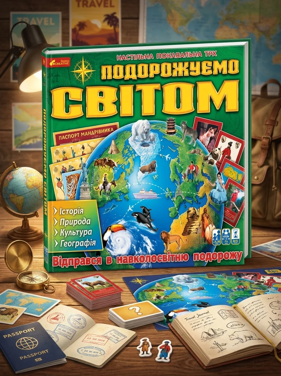 Настільна гра "Подорожуємо світом"