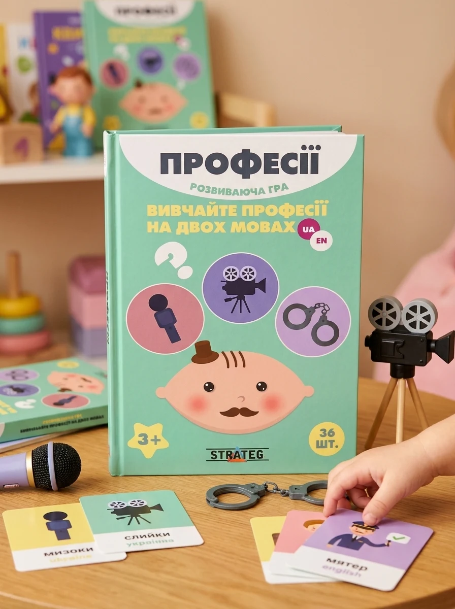 Настільна гра "Професії", обкладинка