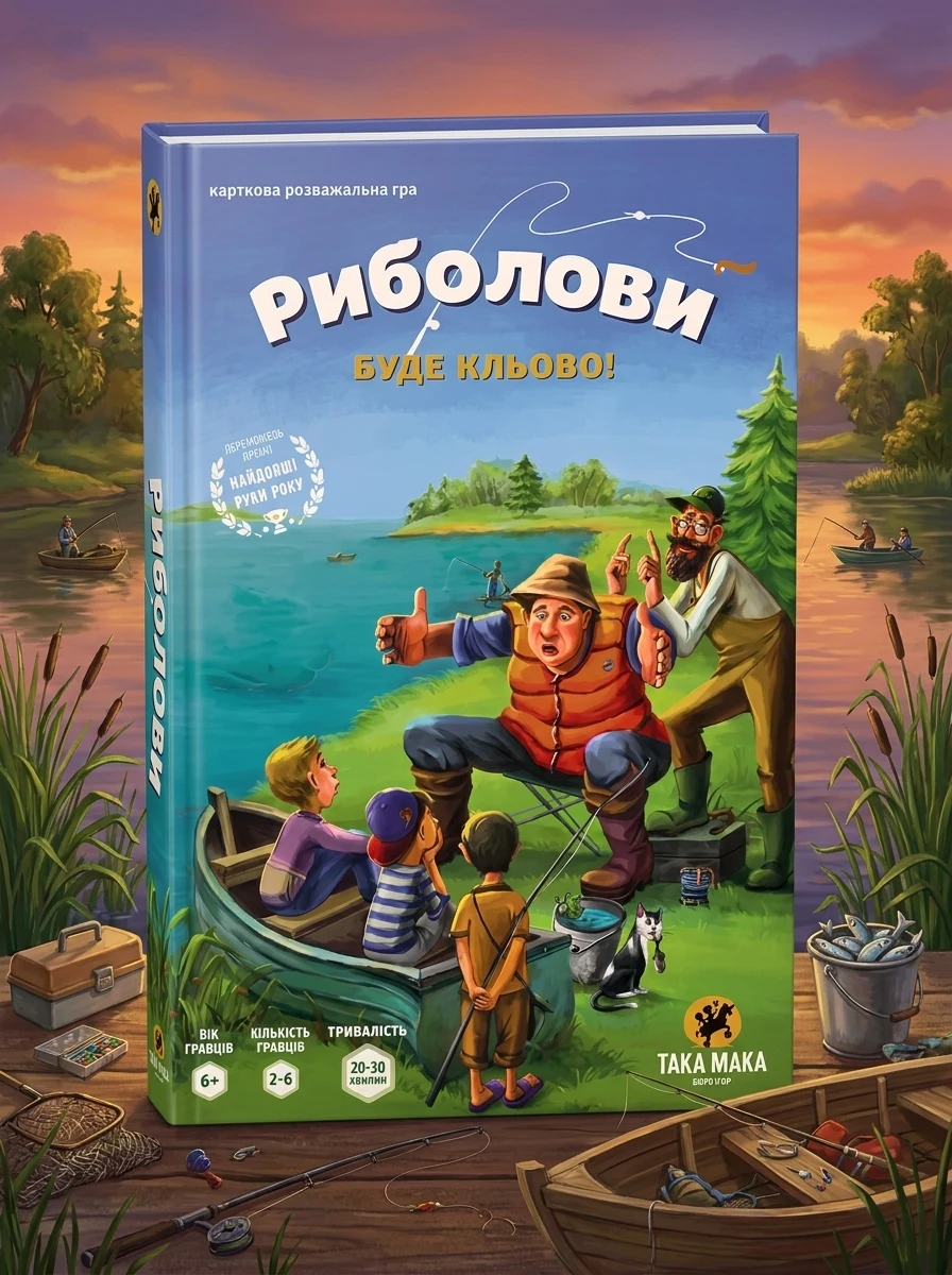 Настільна гра "Риболови", обкладинка