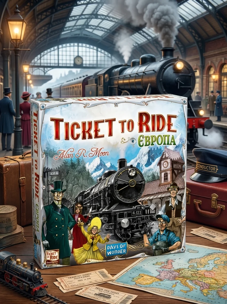 Настільна гра "Ticket to Ride. Європа", фото 2