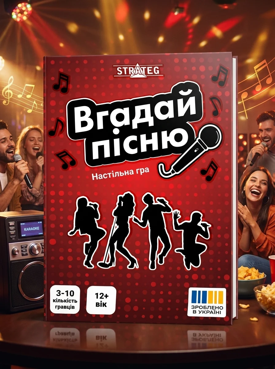 Настільна гра "Вгадай пісню", обкладинка