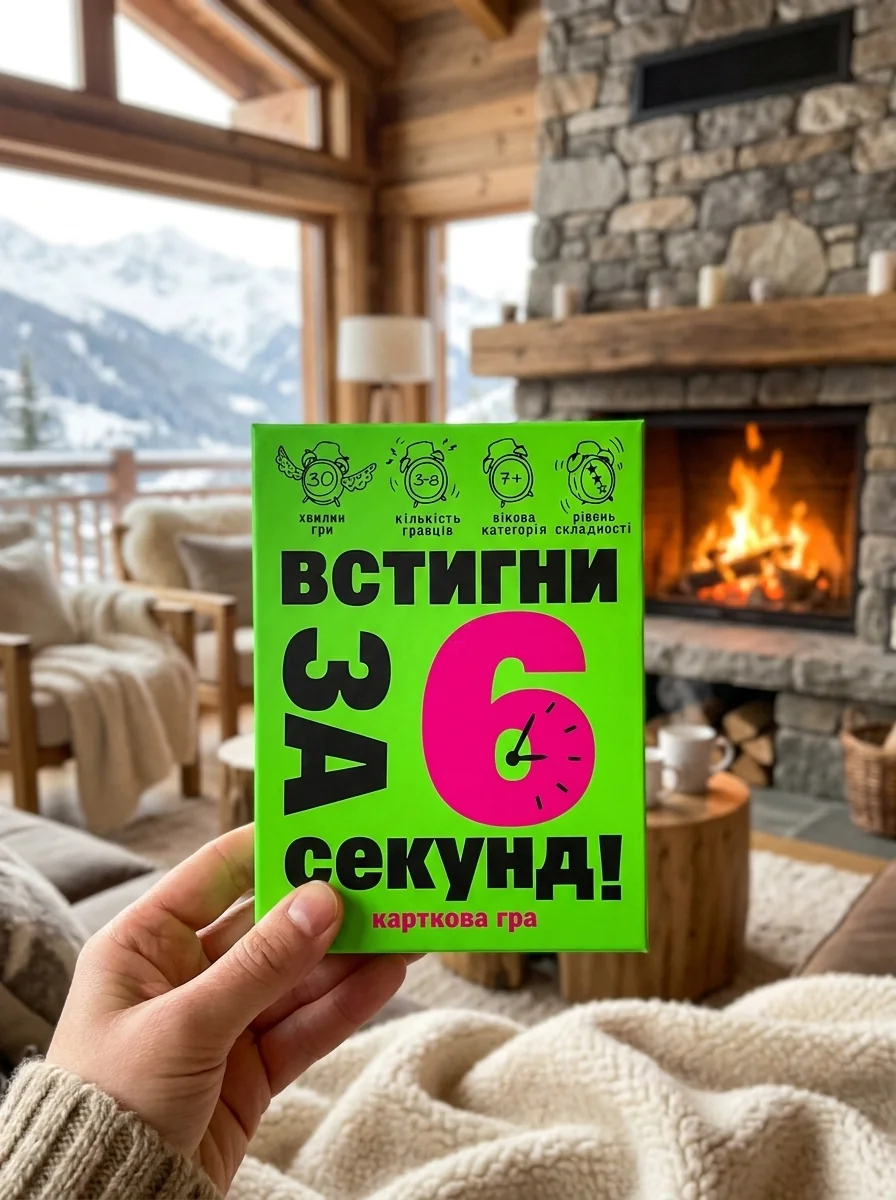 Настільна гра "Встигни за 6 секунд!", обкладинка