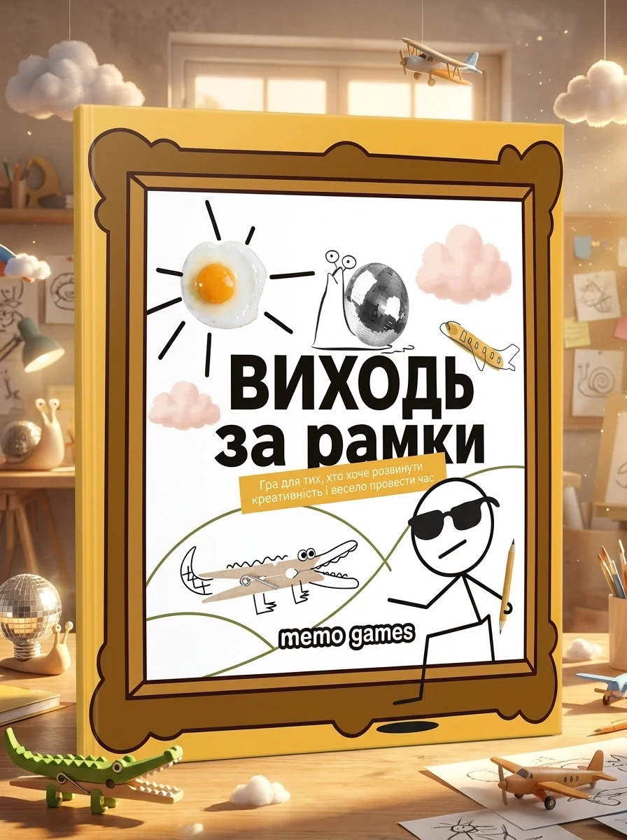 Настільна гра "Виходь за рамки", обкладинка