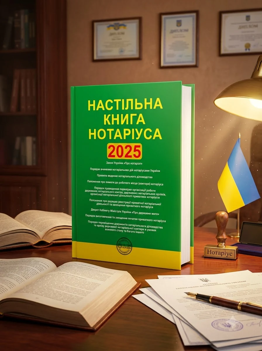 Настільна книга нотаріуса. Зібрання нормативно-правових актів — Оксана Коротюк, обкладинка