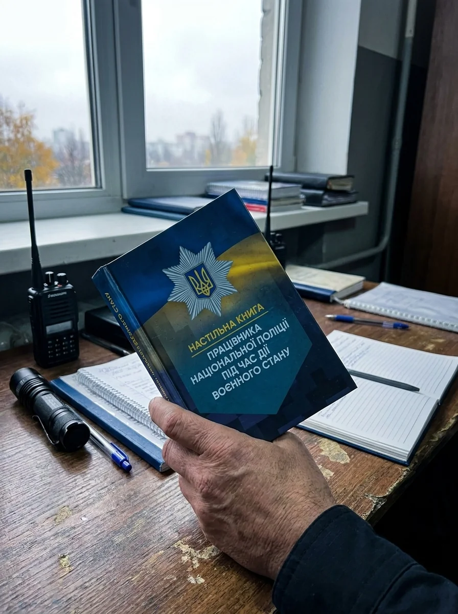 Настільна книга працівника Національної поліції під час дії воєнного стану — Історія та публіцистика