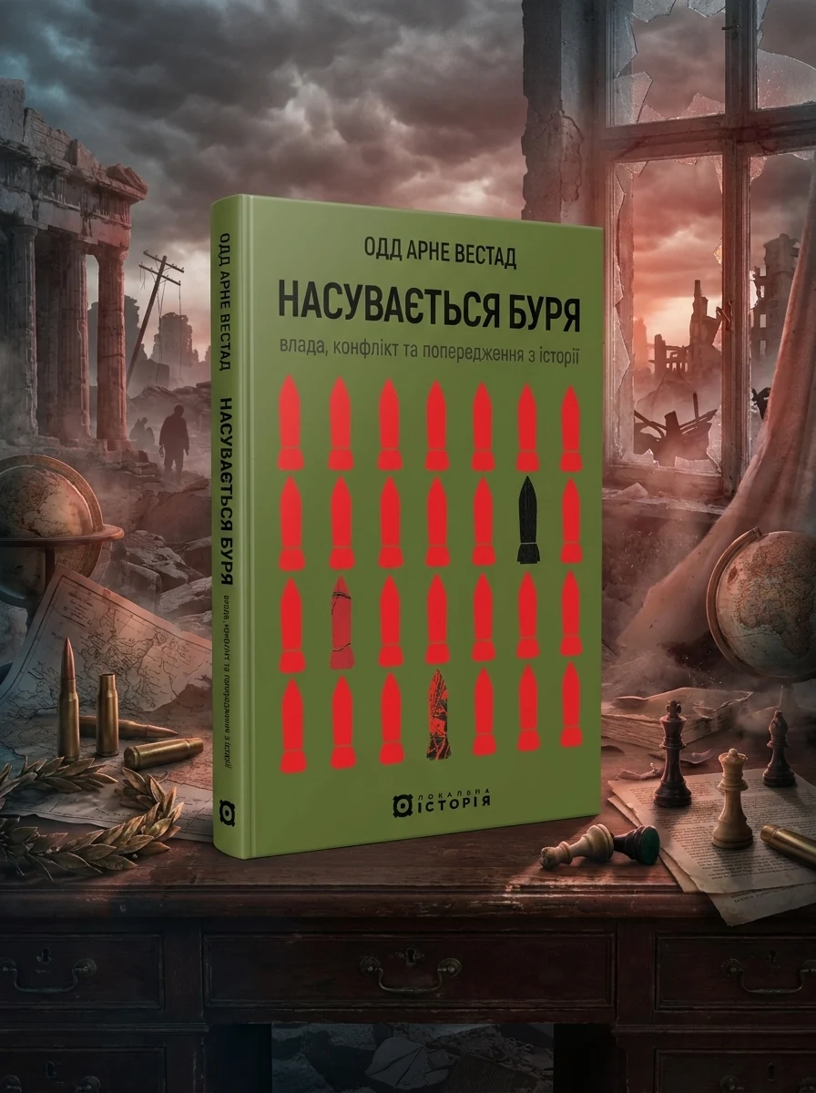 Насувається буря. Влада, конфлікт та попередження з історії — Одд Арне Вестад, обкладинка