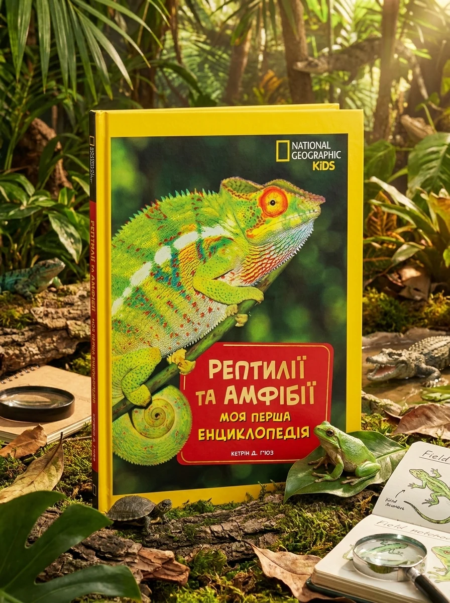 National Geographic kids. Моя перша енциклопедія. Рептилії та амфібії, Кетрін Д. Г'юз