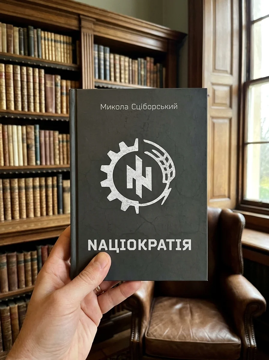 Nаціократія — Микола Сціборський, обкладинка