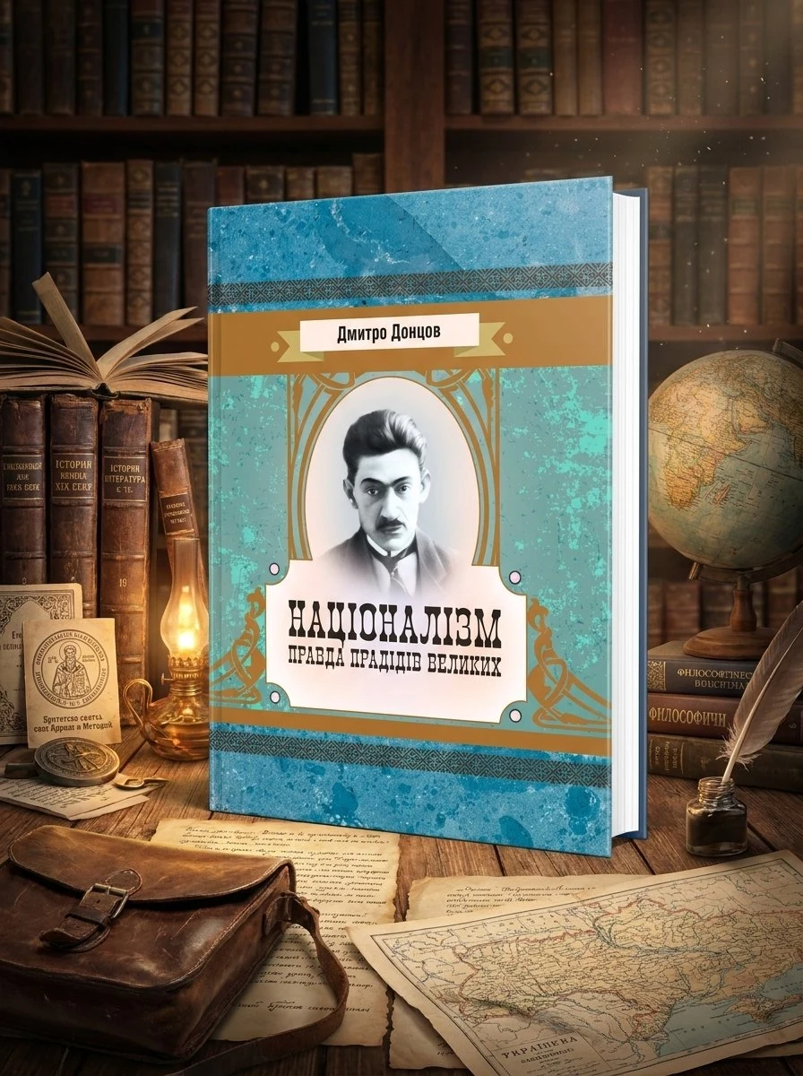 Націоналізм. Правда прадідів великих. — Дмитро Донцов, обкладинка