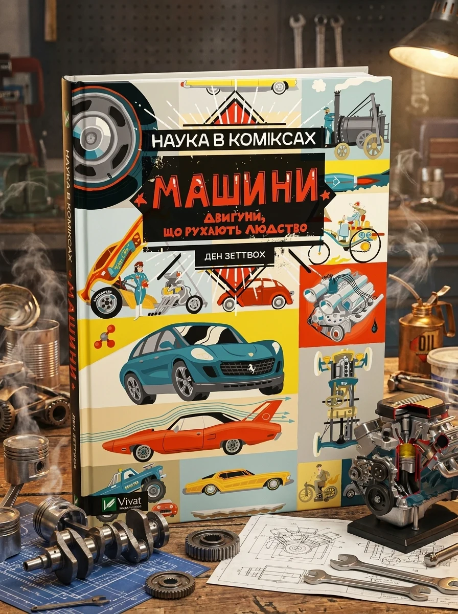 Наука в коміксах. Машини: двигуни, що рухають людство — Комікси та манґи