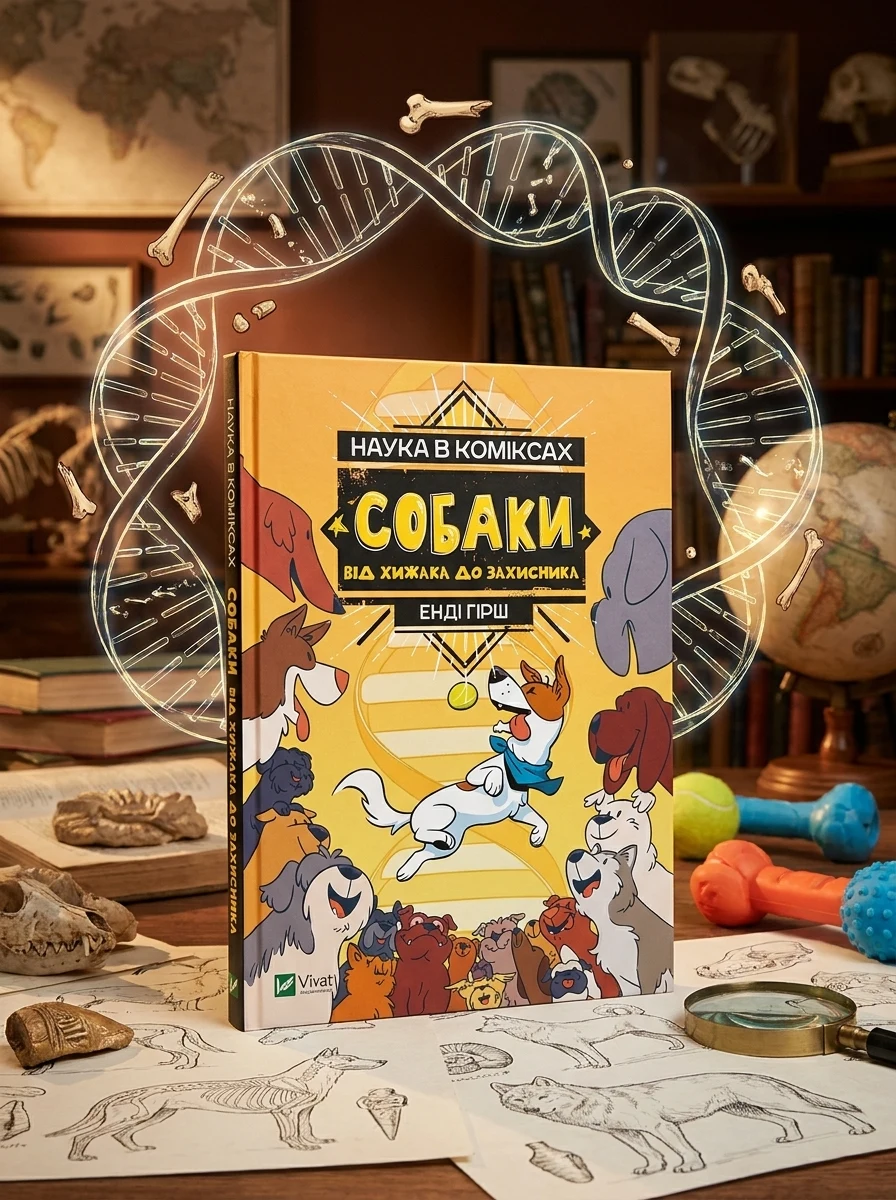 Наука в коміксах. Собаки: від хижака до захисника — Комікси та манґи