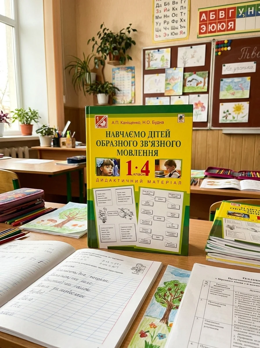Навчаємо дітей образного зв’язного мовлення. 1-4 клас. Дидактичний матеріал