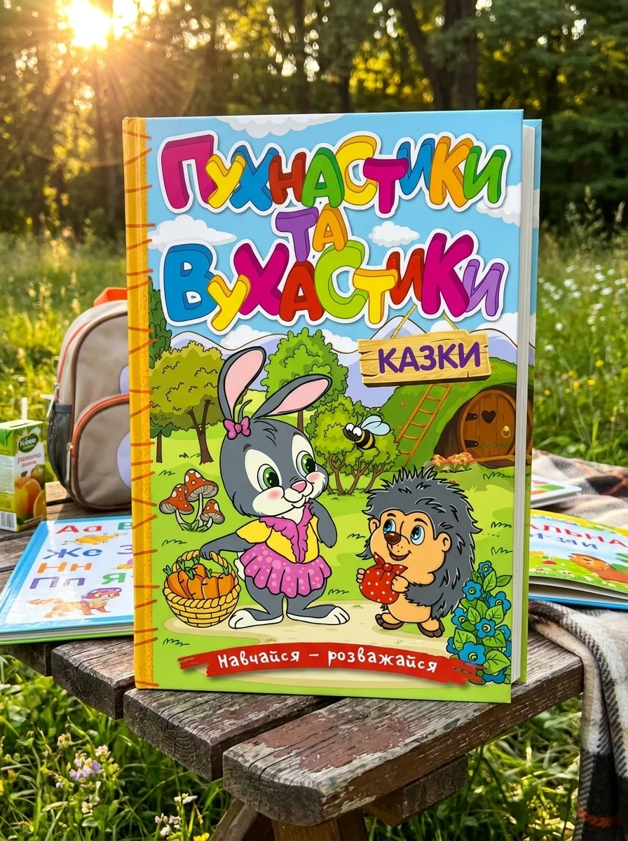 Навчайся - розважайся. Пухнастики та вухнастики — Дитячі книги