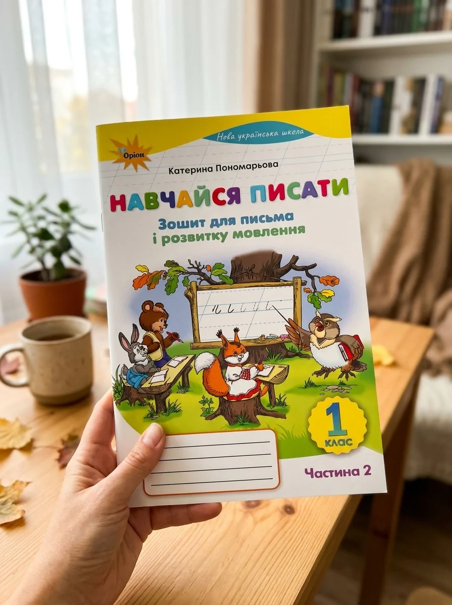 Навчайся писати. 1 клас. Зошит для письма і розвитку мовлення — Катерина Пономарьова, фото 2