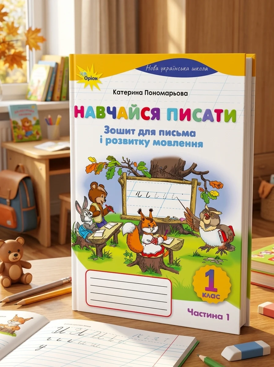 Навчайся Писати. 1 клас. Зошит для письма і розвитку мовлення