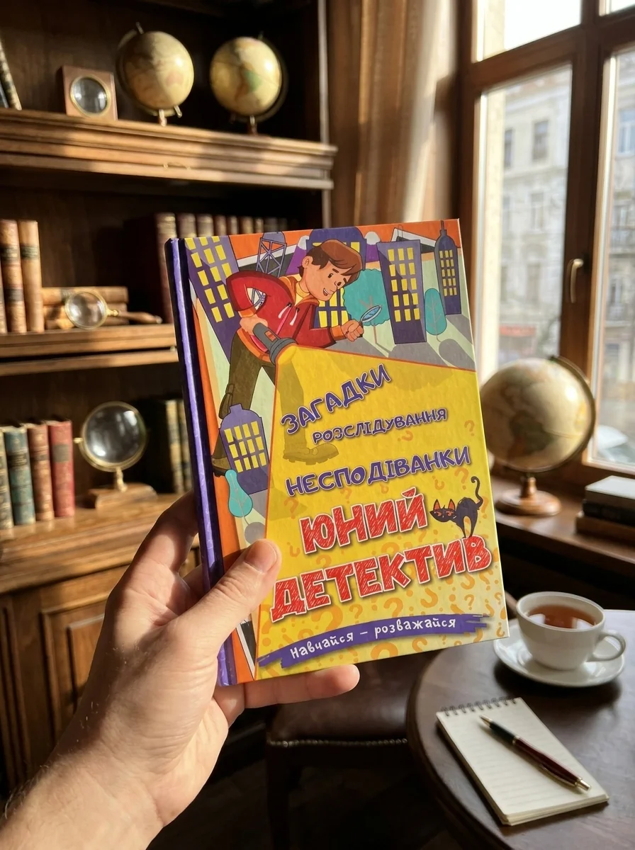 Навчайся — розважайся. Юний детектив — Карпенко Юлія., обкладинка