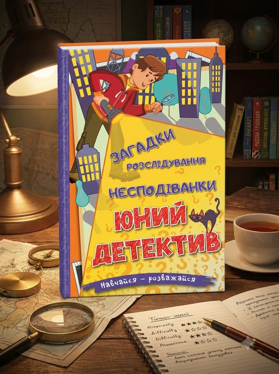 Навчайся — розважайся. Юний детектив — Дитячі книги
