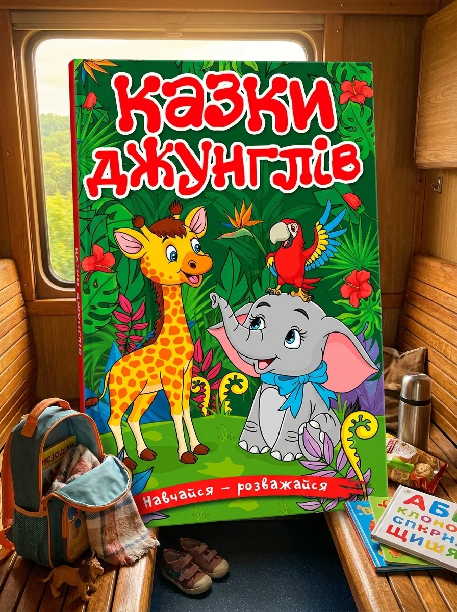 Навчайся-розважайся. Казки Джунглів — Дитячі книги