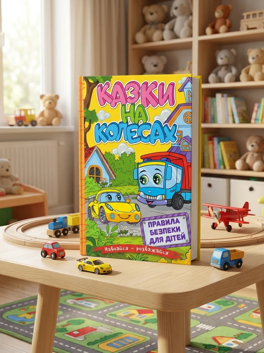 Навчайся – розважайся. Казки на колесах (53000) — Дитячі книги