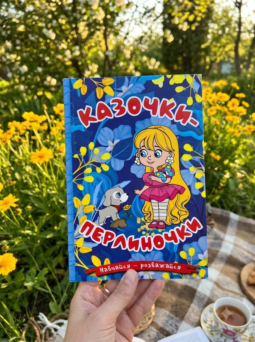 Навчайся – розважайся. Казочки-перлиночки. Синя — Карпенко Юлія, обкладинка