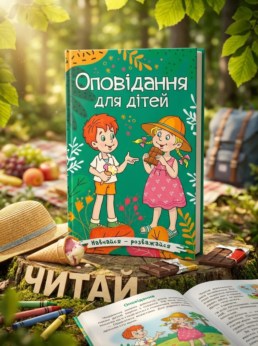 Навчайся – розважайся. Оповідання для дітей. Зелена — Дитячі книги