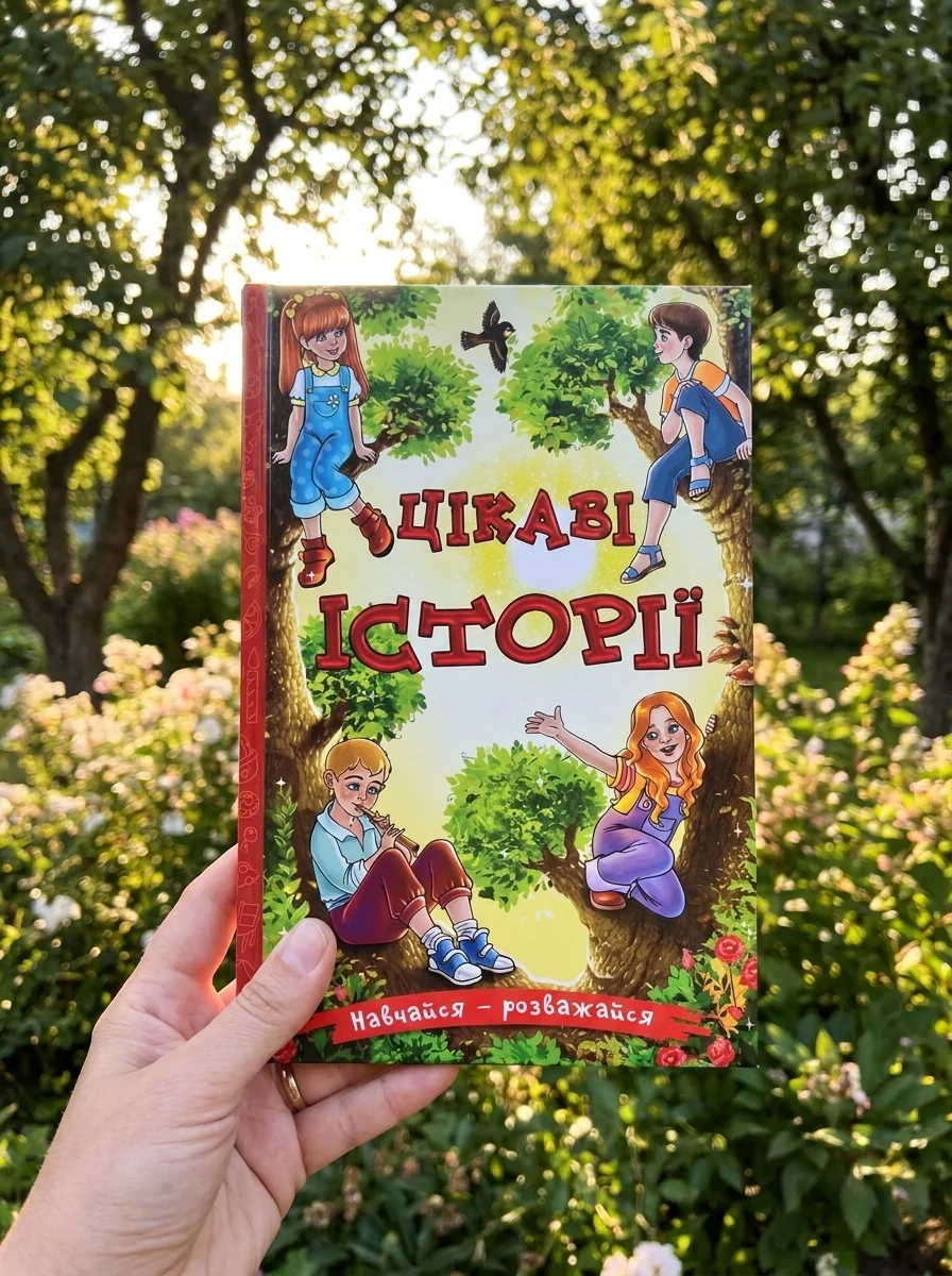 Навчайся-розважайся. Цікаві історії — Збірник, обкладинка