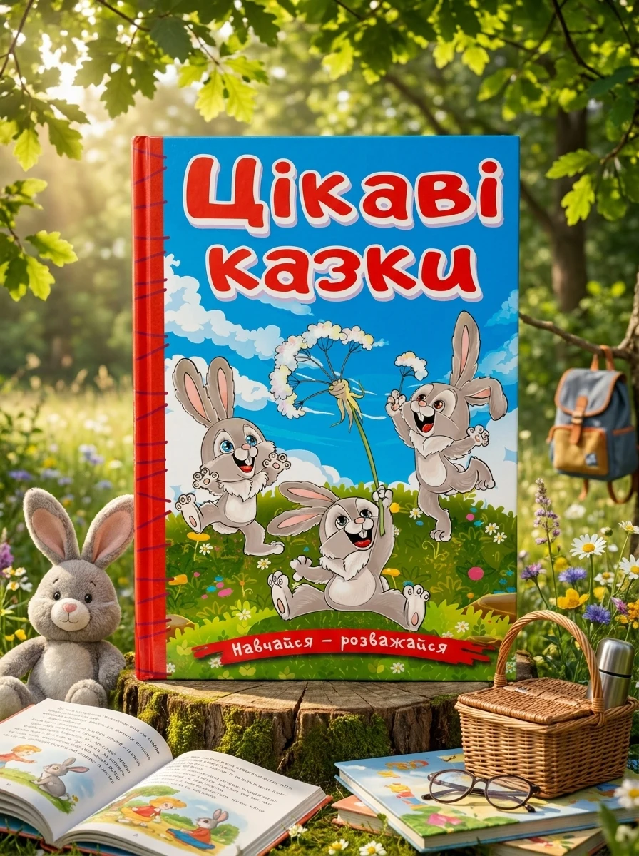 Навчайся-розважайся. Цікаві казки — Дитячі книги