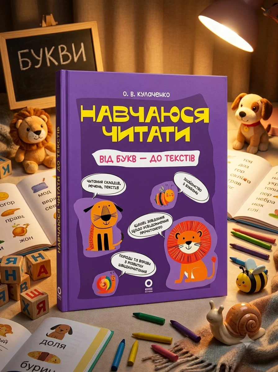 Навчаюся читати. Від букв — до текстів — Книги