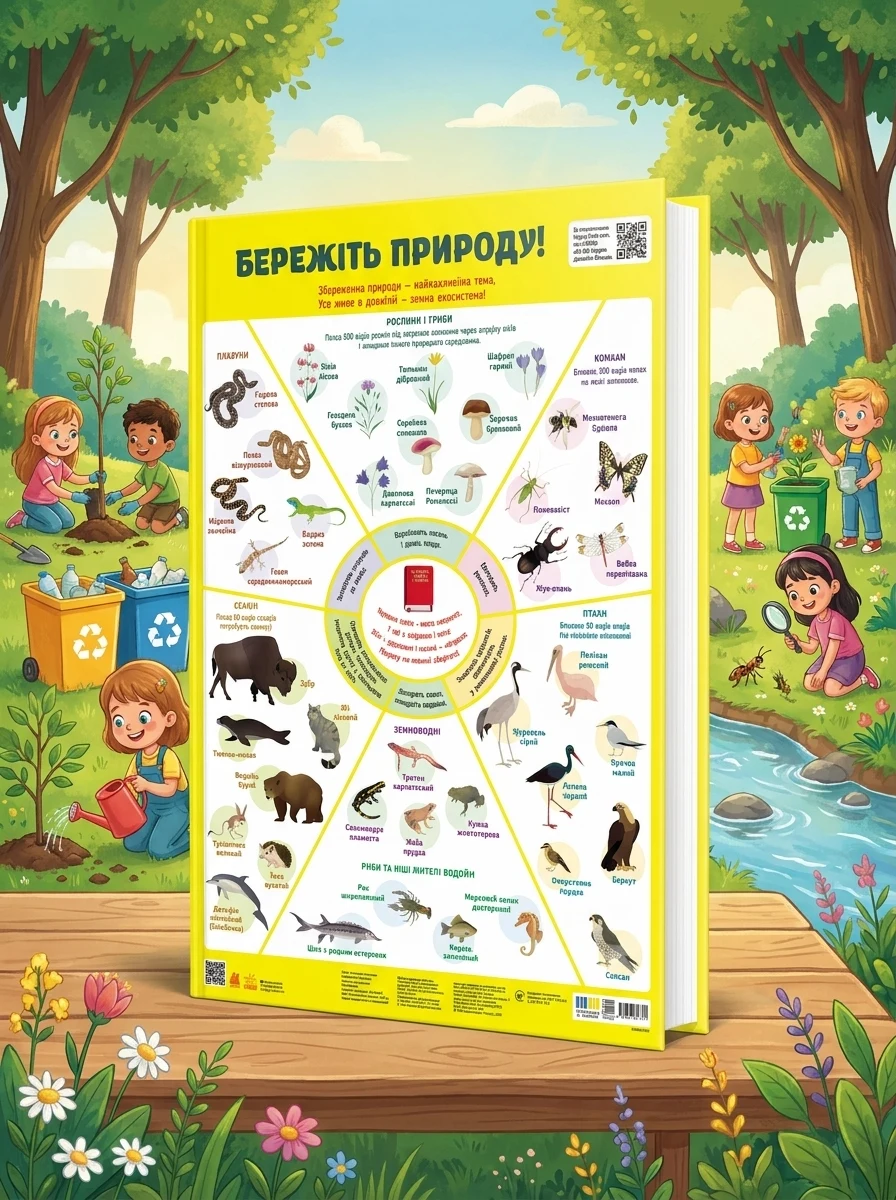 Навчальні плакати. Бережіть природу! — Дитяча література