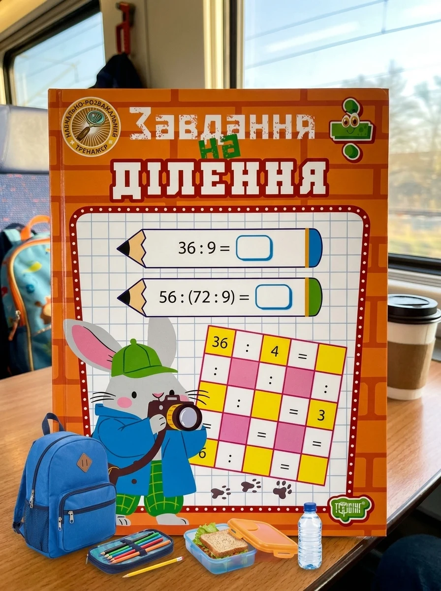 Навчально-розважальний тренажер. Завдання на ділення — Дитяча література