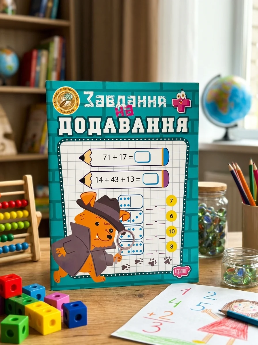Навчально-розважальний тренажер. Завдання на додавання — Дитяча література
