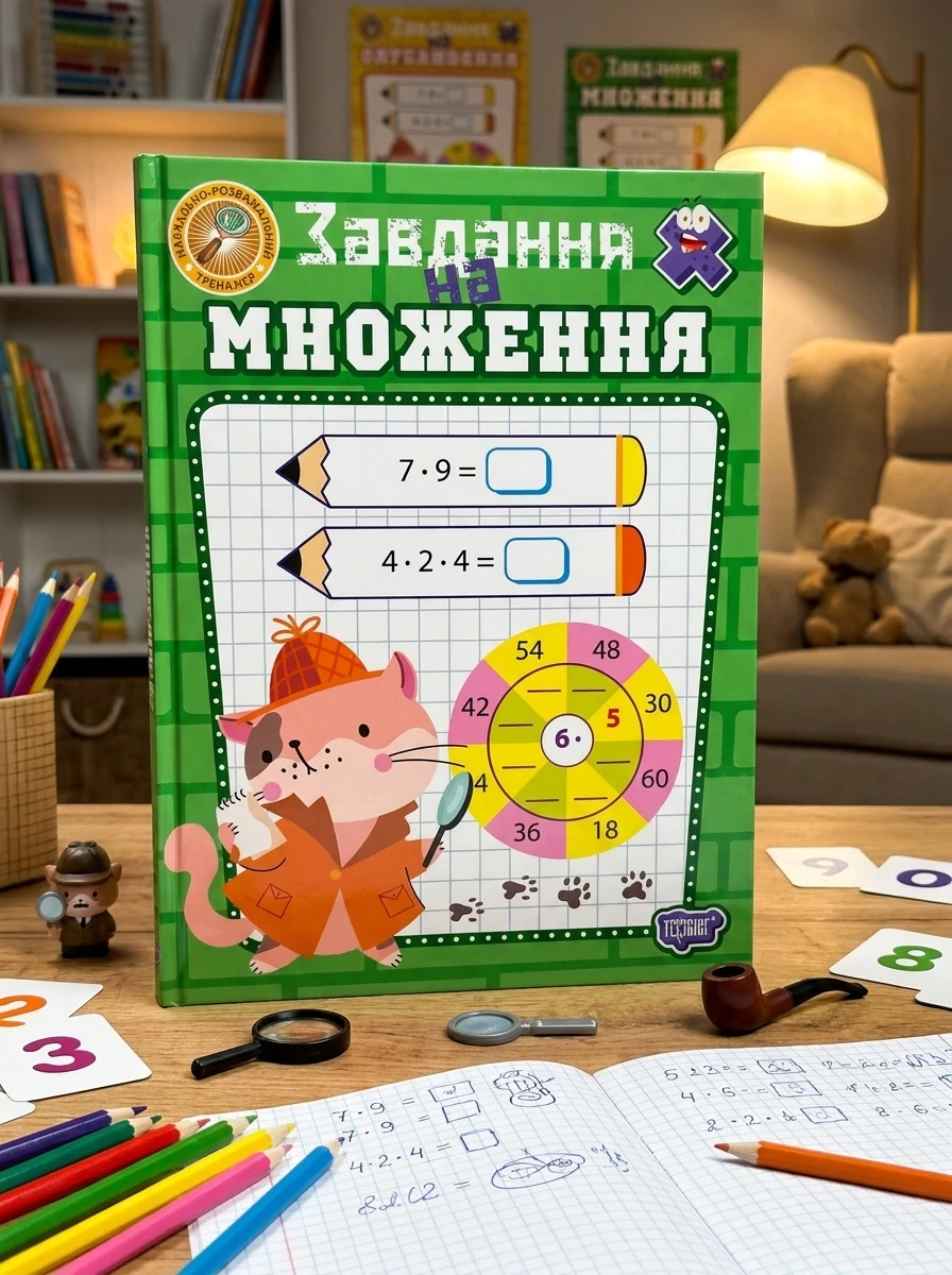 Навчально-розважальний тренажер. Завдання на множення — Вивчення мов
