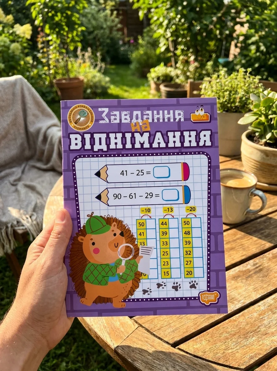 Навчально-розважальний тренажер. Завдання на віднімання — Дитяча література