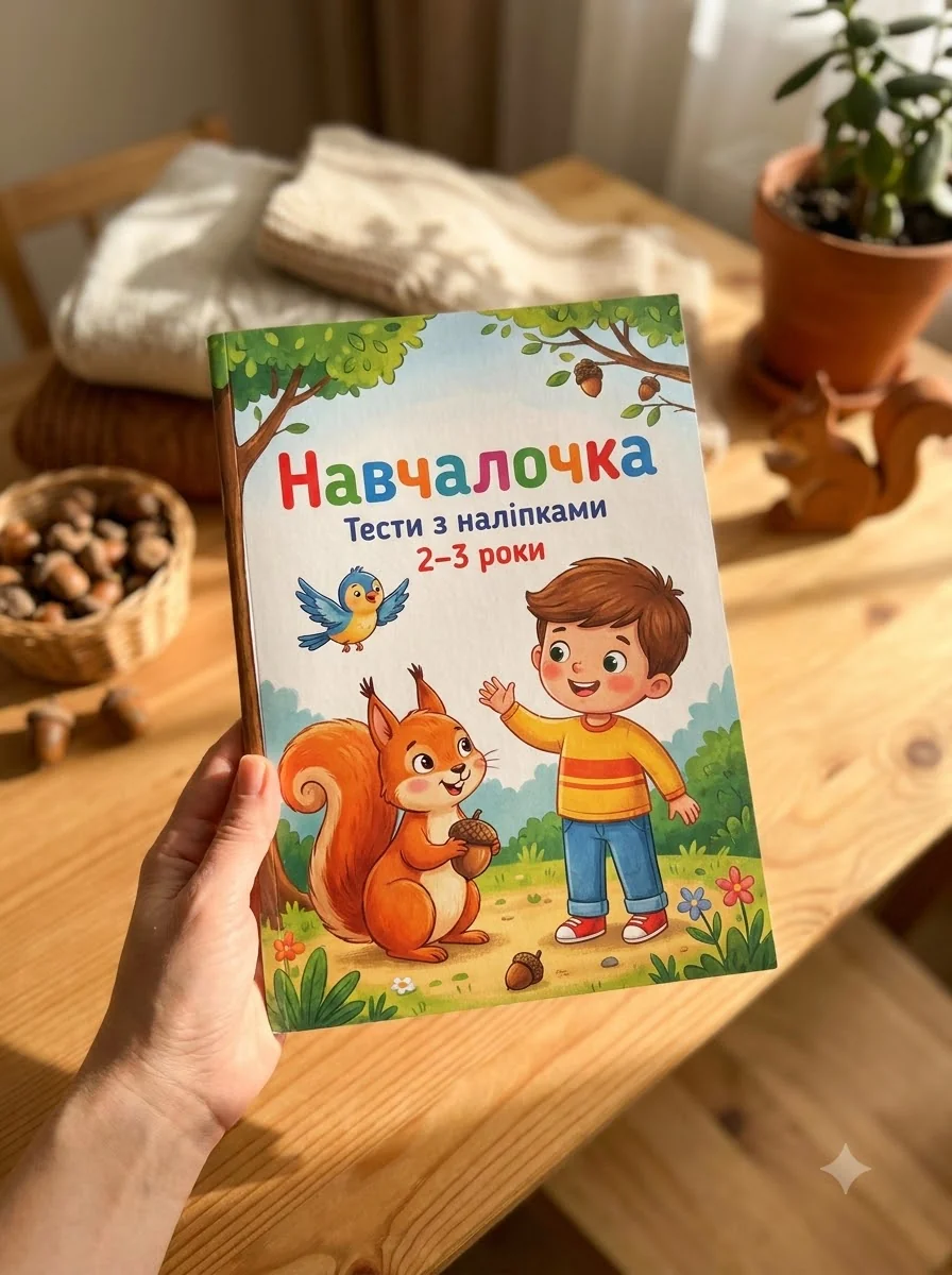 Навчалочка. Тести з наліпками. 2-3р — Книги з наліпками