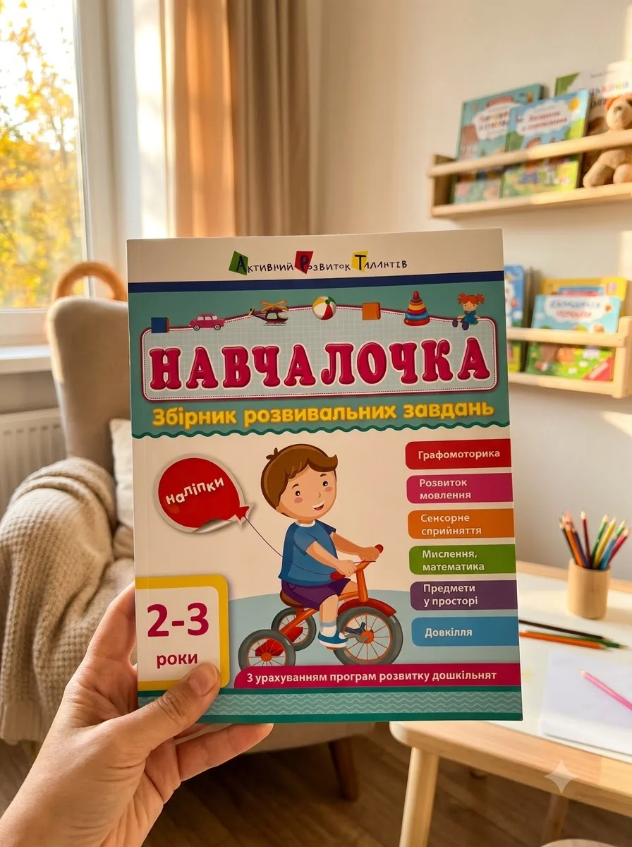 Навчалочка. Збірник розвивальних завдань. 2–3 роки — Розвивальні книги