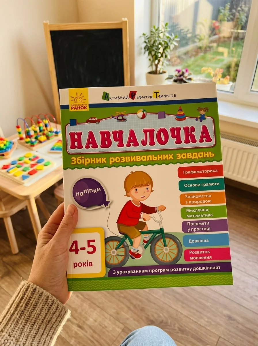 Навчалочка. Збірник розвивальних завдань. 4–5 років — Розвивальні книги
