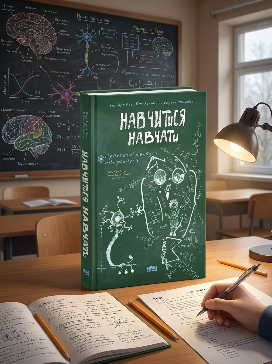 Навчитися навчати. Практичні підказки нейронауки — Барбара Оклі, обкладинка
