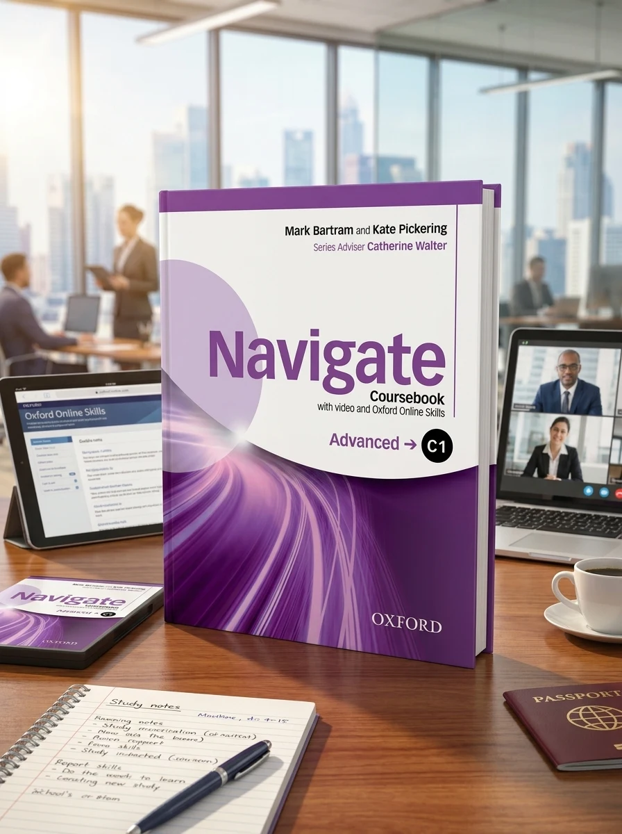 Navigate Advanced C1 Coursebook with DVD and Oxford Online Skills Program