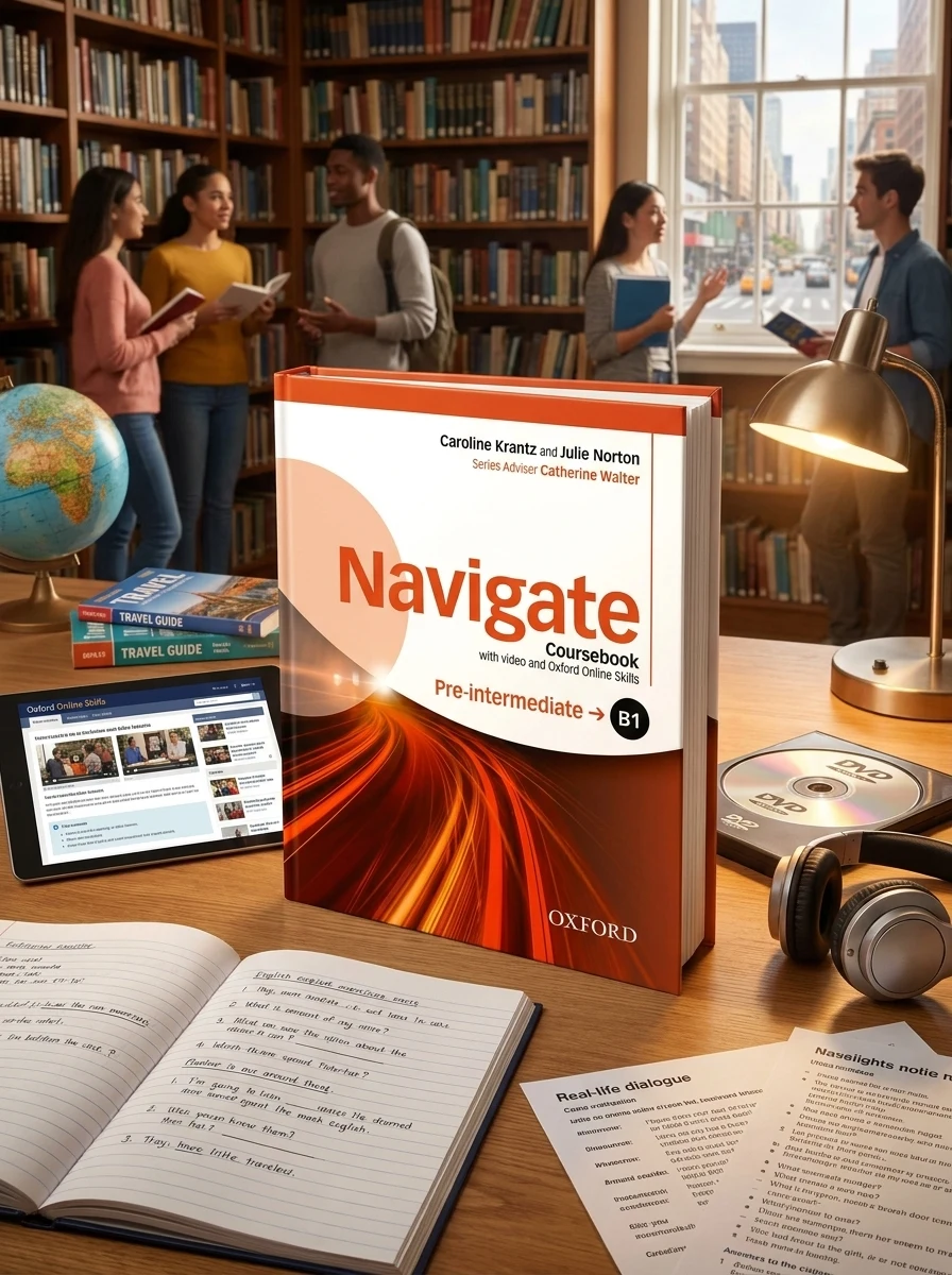 Navigate. Pre-intermediate B1. Coursebook with DVD and Oxford Online Skills — Вивчення мов