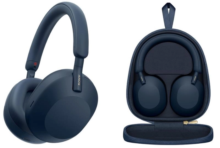 Навушники Over-ear Sony WH-1000XM5 BT 5.2, ANC, Hi-Res, AAC, LDAC, Wireless, Mic, Сріблястий