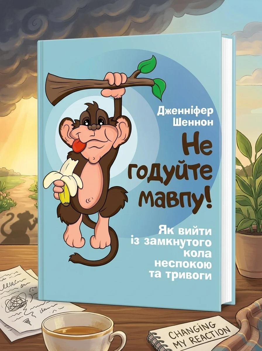 Не годуйте мавпу! Як вийти із замкнутого кола неспокою та тривоги — Шеннон Дженнифер, обкладинка