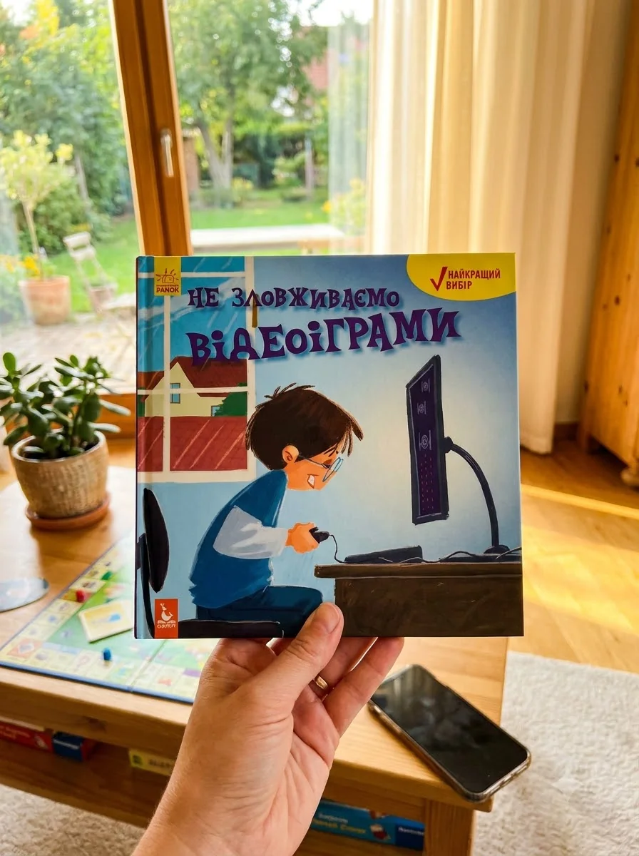 Не зловживаємо відеоіграми — Розвивальні книги
