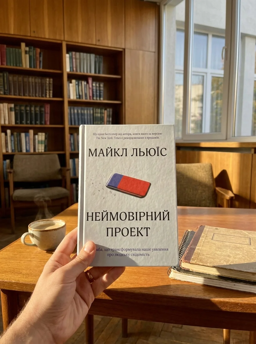 Неймовірний проект. Дружба, що трансформувала наше уявлення про людську свідомість — Майкл Льюїс, обкладинка